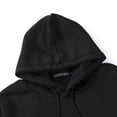 thumbnail image 3 of Kmbangi Men Sports Set, Solid Color Hoodie Zip Tops, Long Loose Pants Suit, 3 of 7