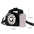 thumbnail image 3 of Fun Telephone Purse for Women Novelty Pink Phone Tote Handbags Top Handle Shoulder Crossbdoy Bag, 3 of 7