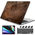 thumbnail image 1 of Funda para laptop DONGKE para MacBook Pro 13" 2024 M2, veta de madera, 1 of 9
