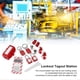 thumbnail image 5 of Lockout Tagout Locks Kit with Safety Padlocks Hasps Circuit Breaker Lockouts Loto Tags Carry Bag for Industrial Chemical, 5 of 5
