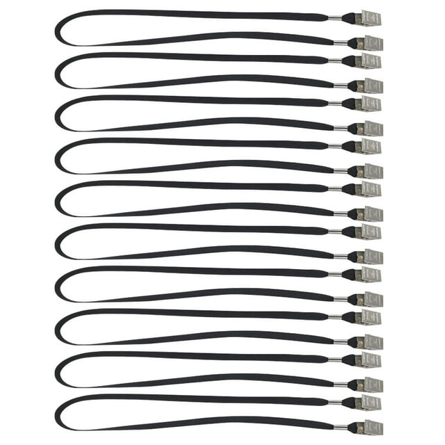KAKOWELY Face Masks Lanyard 10pcs Face Masks Lanyard Neck Hanging Rope Outdoor Masks Strap with Two Clip27.56"X0.2"X0.04"