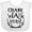AA-White, variant on Inktastic Crawl, Walk, Hunt Boys or Girls Baby Bib