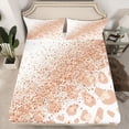 thumbnail image 2 of Castle Fairy Girls Female Women Animal Leopard Print Twin Sheet Sets 3pcs,Bling Brown Glitter Twin Fitted Sheet Microfiber,Dreamy Princess Breathable Flat Sheet,Ultra Soft Home Decor, 2 of 7