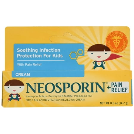 2 Pack - Neosporin Kids Max Strength Antibiotic Cream 0.5oz (14 g)