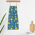 thumbnail image 5 of Fuzoiu Rubber Duck Print Waterproof Apron, Kitchen Apron for Women Men Chef, Apron for Christmas Dinner Party Cooking Baking Crafting House Cleaning Kitchen, 5 of 7