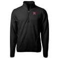 thumbnail image 2 of Men's Cutter & Buck Black Richmond Flying Squirrels Big & Tall Cascade Eco Sherpa Fleece Quarter-Zip Pullover Jacket, 2 of 3