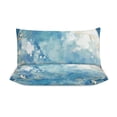 thumbnail image 3 of 3 Pcs Soft Bedding Set, Includes 1 Duvet Cover with Zipper And 2 Pillow Shams,Marble Texture Full(79"×90"), 3 of 8