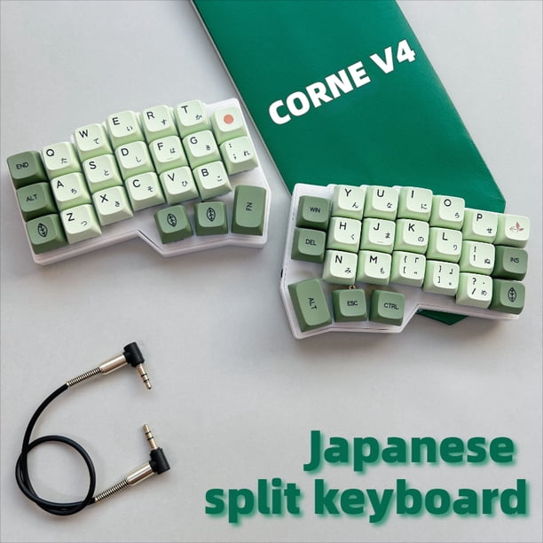 MiFuny CORNE V4 Split Keyboard Kit Collocation Japanese Keycap