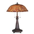 thumbnail image 2 of 74040 Meyda 27.5"H Tiffany Fishscale Table Lamp, 2 of 2