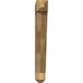thumbnail image 2 of Ekena Millwork 6"W x 34"D x 46"H Traditional Craftsman Rough Sawn Bracket, Western Red Cedar, 2 of 4