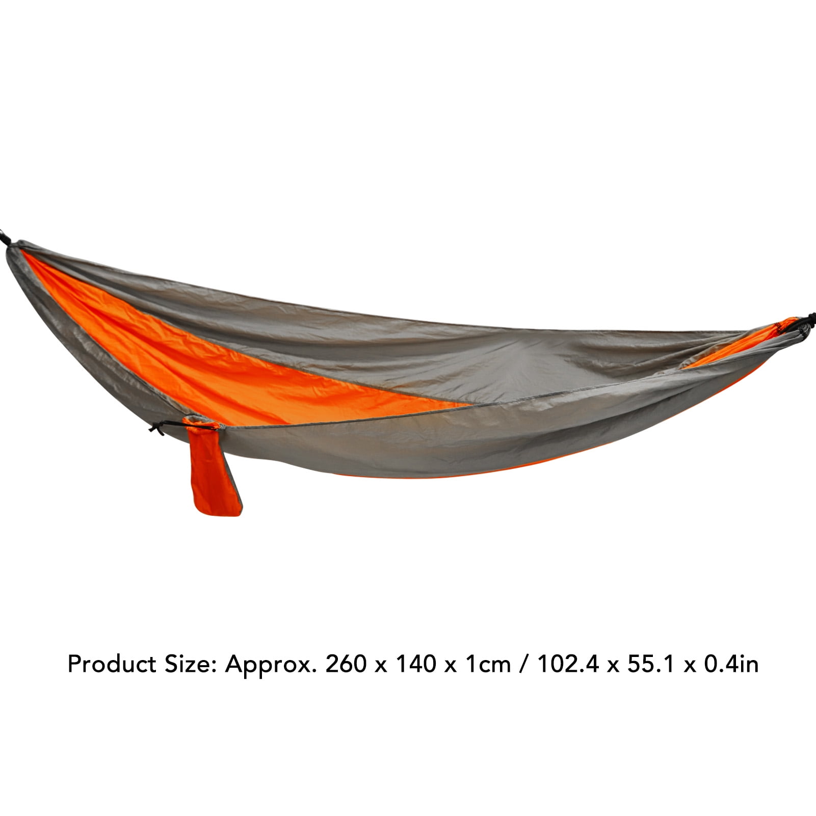 Hanging Rope Swing, Wear Resistant One Piece Storage Bag Portable Hammock Dual Color Knot Reinforcement Large Load Bearing Metal Rings  For Camping Picnic