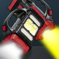 thumbnail image 4 of Portable Solar Lantern 5V 2A 1500/2400mAh IP44 Waterproof Solar Working Hand Lamp COB Flood Light, 4 of 9