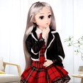 thumbnail image 4 of Muñeca inteligente Ucanaan de BJD Doll, 45 cm, con juego completo de ropa y zapatos, 4 of 8