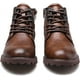 thumbnail image 3 of Botas cortas de cuero para hombre, estilo retro, antideslizantes, con cremallera lateral, informales, para otoño e invierno., 3 of 5