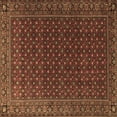 thumbnail image 1 of Ahgly Company Indoor Square Persian Brown Traditional Area Rugs, 3' Square, 1 of 4