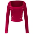 thumbnail image 6 of EDFBUYKRS Womens Long Sleeve Shirts Dressy Casual Floral Blouses Loose Tunic Tops for Fall Winter Spring S, 6 of 6