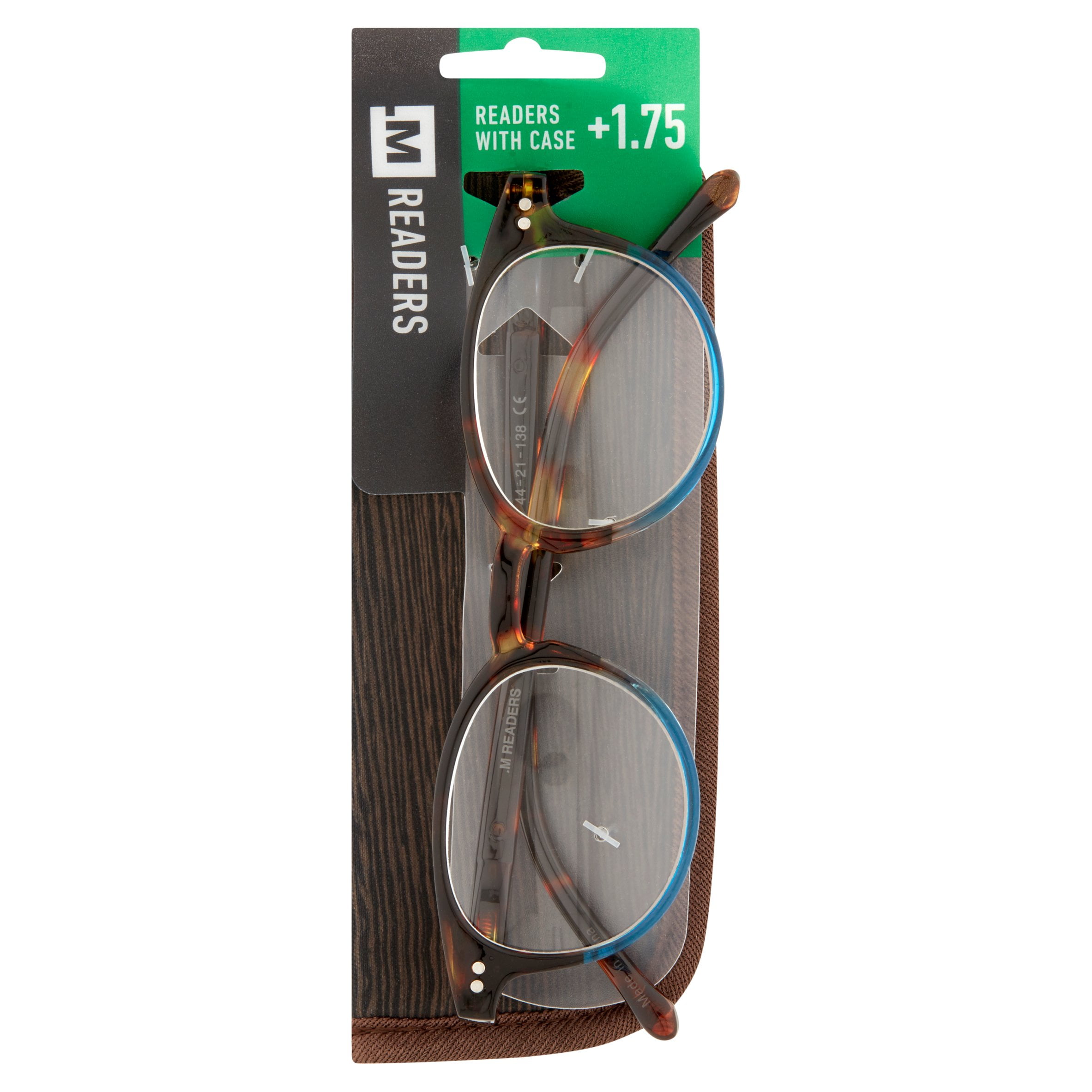 M readers 1 75 readers with case walmart