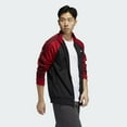 thumbnail image 5 of Adidas Essentials Men's 3-Stripes Track Jacket Black/Red FI8176, 5 of 8