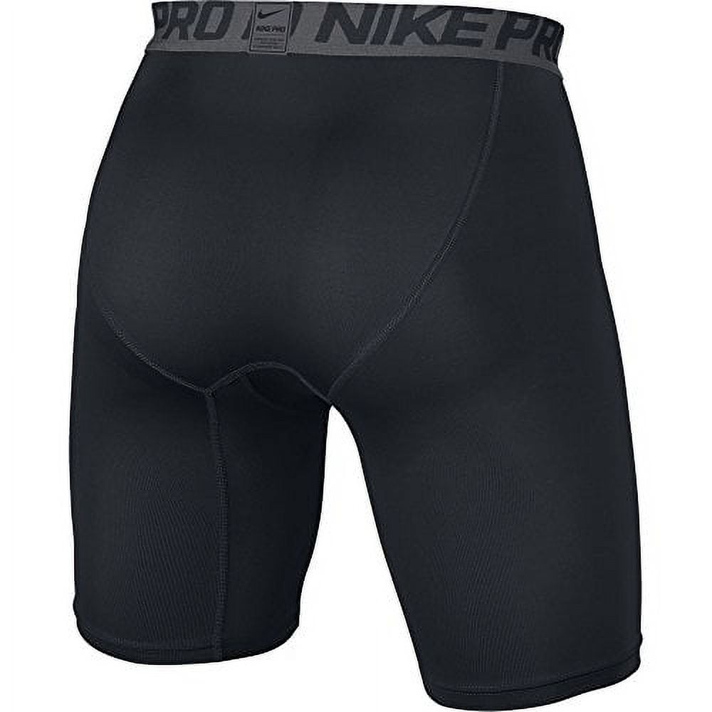 Nike Men's Pro Combat 6 Compression Shorts (White/Matte Silver/Black,  Medium) 