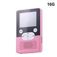 thumbnail image 2 of Injueey Reproductor de MP3 portátil, tarjeta TF de 3,5mm, compatible con Bluetooth, MP4 de bolsillo, JPG, JPEG, BMP, GIF, Radio TXT, libro Electrónica Rosa 16G, 2 of 6