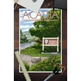 thumbnail image 2 of Acadia National Park, Maine, Park Entrance Sign and Moose (12x18 Wall Art Poster, Room Decor), 2 of 3
