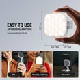 thumbnail image 3 of Neewer NL48B White MagSafe Selfie Light - CRI95 700lx LED Ring Light with Mirror for iPhone Makeup/Zoom/Photography, 3 of 9
