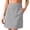 Gray, variant on 19" Knee Length Skorts for Woman UPF 50+ Golf Skirts High Waisted Athletic Tennis Pickleball Skort with 4 Pockets