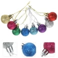 thumbnail image 4 of Toyvian 80-Piece Compact Lightweight Christmas Tree Ornaments Set Reusable Holiday Decor for Home and Party, 4 of 8