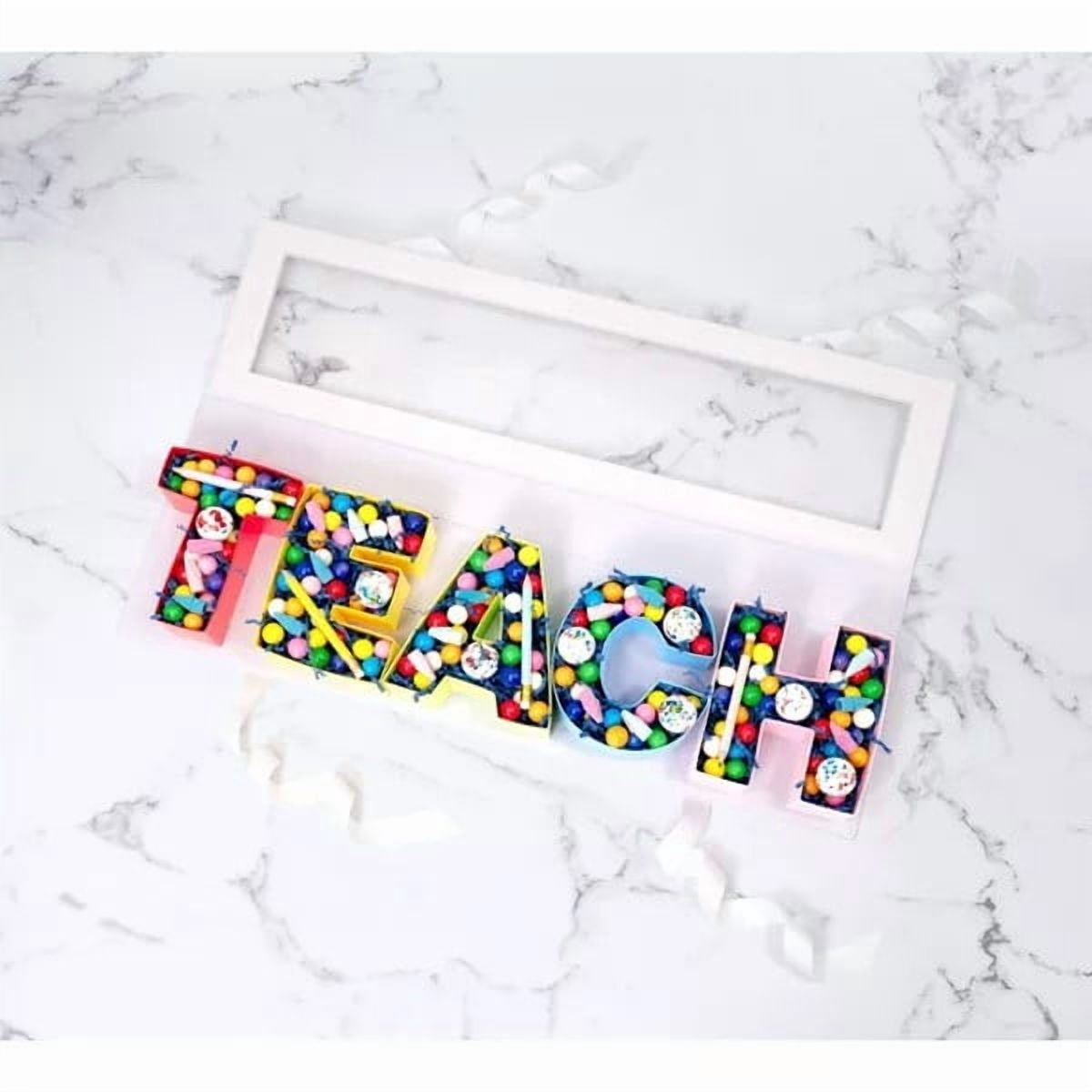 Cook With Color Fillable Word Food Storage Gift Box TEACH