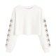thumbnail image 1 of Camisetas de Manga Larga de las Mujeres Moda Impresa Suelta Casual Cuello Redondo Suéter Deportivo Superior, 1 of 5