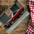 thumbnail image 6 of 1pc Vintage Red Muscle Car Metal Wall Art - 12x8 Inch Weather-Resistant Iron Poster, Pre-drilled for Easy Hanging, Ideal Home Garage Decor and Gift for Automotive Enthusiasts, Car Decor, 6 of 8