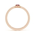 thumbnail image 2 of ANGARA Natural Marquise Ruby Solitaire Parallel Split Shank Ring in 14K Rose Gold for Women (Size-5x2.5mm) | July Birthstone Jewelry for Her | Natural Ruby Rings, 2 of 9