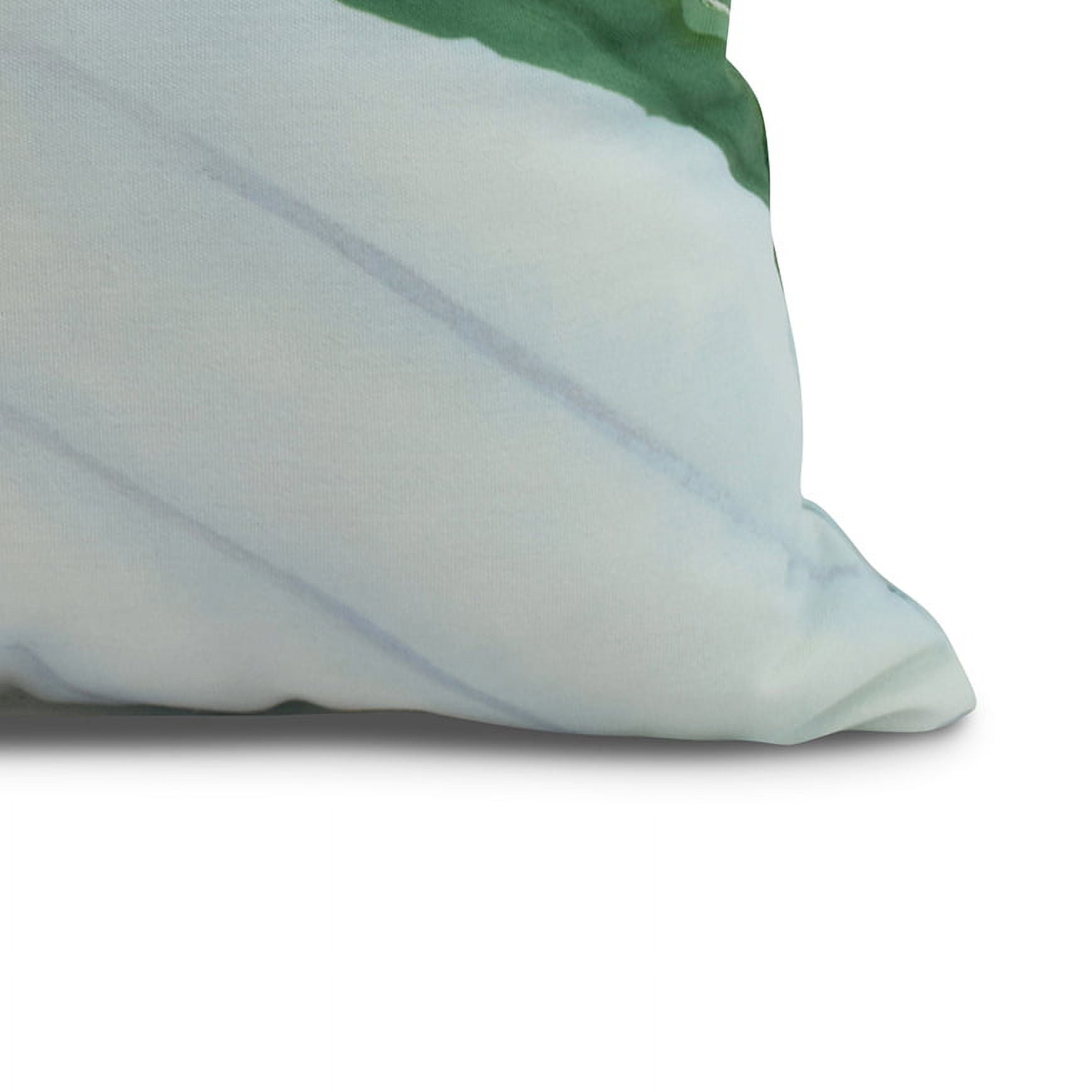 Simply Daisy, 20" x 20" Boat Bow Center, Geometric Print Outdoor Pillow, Green