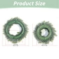 thumbnail image 3 of Idyllic Greenery Wreath Snowy Pine Cone Grapevine Wreath Artificial Winter Garlands for Front Door Indoor Wall Decor for Home Office Decoration with Floral Swags And Pine Branches Harlik, 3 of 7
