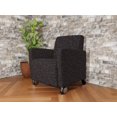 thumbnail image 2 of Lesro Ravenna Lounge Reception Guest Chair in Black, 2 of 5