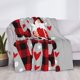 thumbnail image 3 of Balery Buffalo Plaid Love And Gnome Manta de Franela con Dibujo, Lujo Ultra Suave y Cálido, Antipelusa y Resistente a las Arrugas para Cama, Sofá, Camping -80"x60", 3 of 6