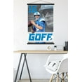 thumbnail image 4 of NFL Detroit Lions - Jared Goff 24 Wall Poster with Magnetic Frame, 22.375" x 34", 4 of 5