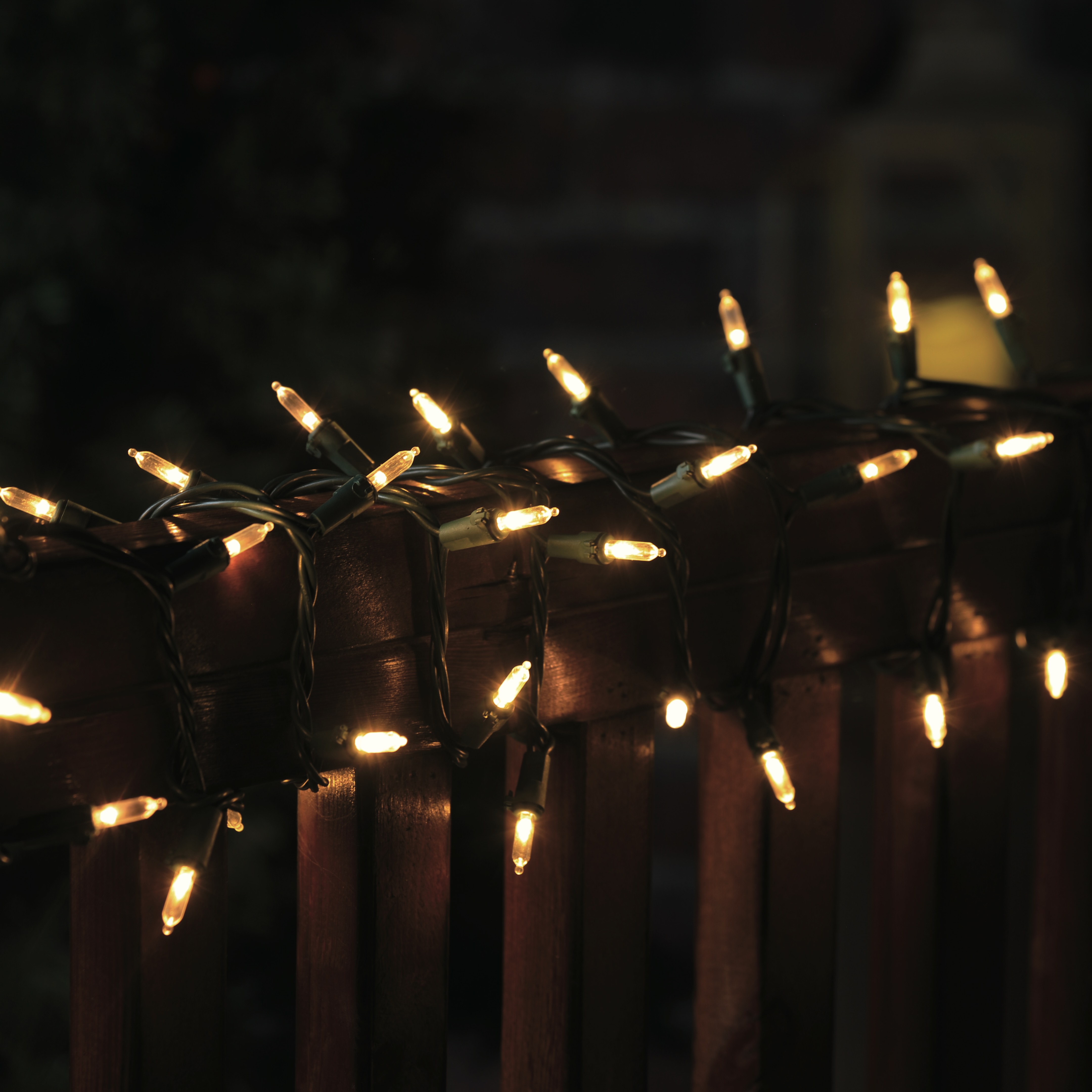 Indoor/Outdoor 300-Count LED Mini Christmas String Lights, Warm White, 62.3', by Holiday Time