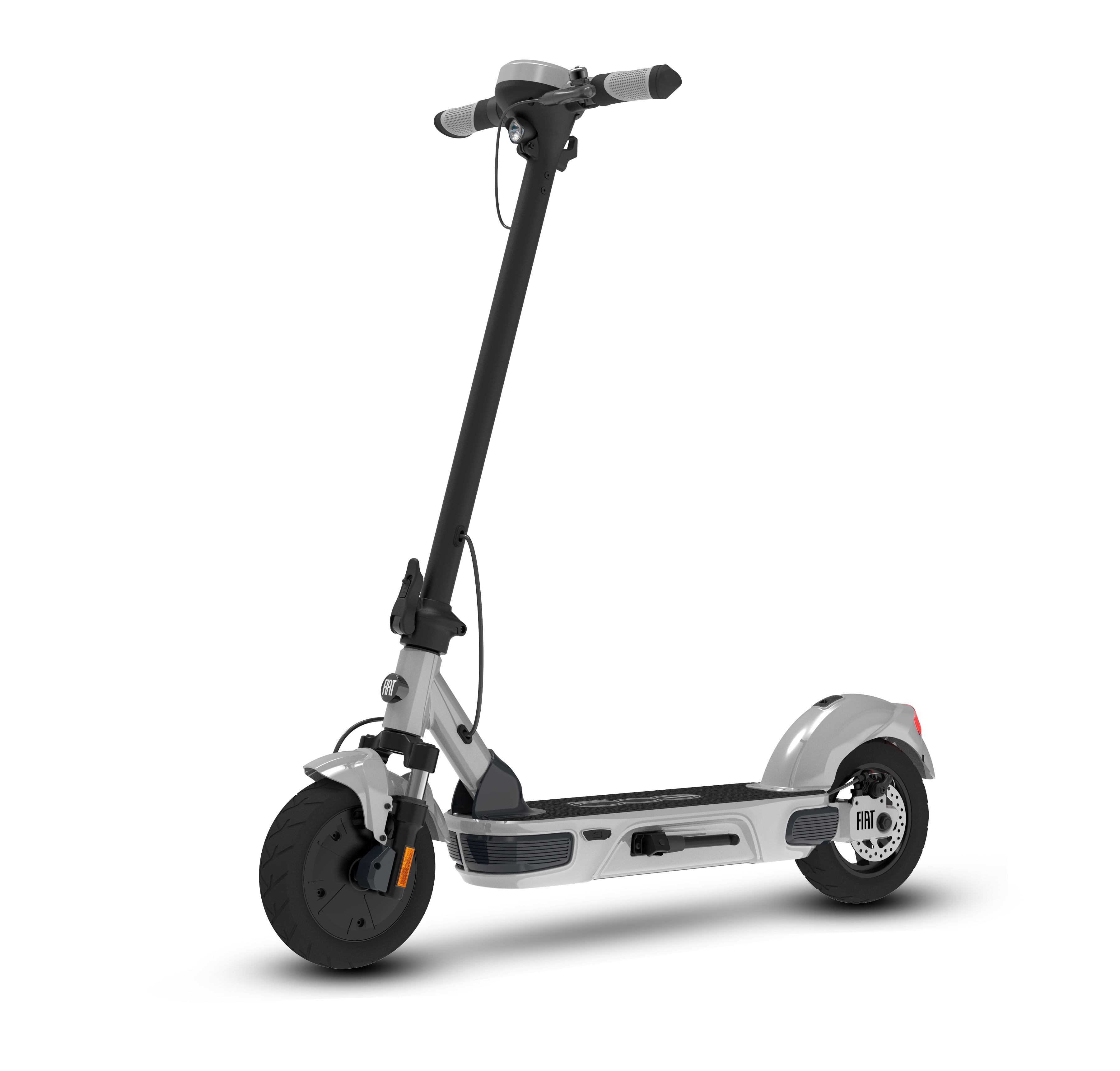 Fiat 500W Electric Scooter, Foldable Scooter for Adults with 10” Tubeless Tires, Chalk