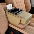 thumbnail image 1 of Integrated Pressurized Multifunctional Car Armrest Heightening Pad, Car Armrest Storage Box with 2 Cup Holders, with Pillow Cushion & Protective Cover, 1 of 8