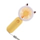 thumbnail image 2 of Inteprter Mini ventilador de mano de luz nocturna de escritorio recargable con batería incorporada de 300mAh de funcionamiento de poco ruido Electrodomésticos Jengibre, 2 of 6