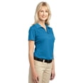 thumbnail image 4 of Port Authority Ladies Tech Pique Polo-M (Vivid Blue), 4 of 6