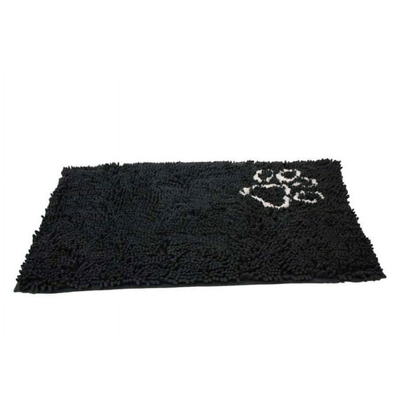 Spot Clean Paws Dog Mat Gray, 31 In X 20 in