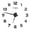 023Black, variant on Large 3D DIY Wall Clock Giant Acrylic Mirror Clocks Frameless Big Horloge Home Decoration for Living Room Bedroom Wall Decor