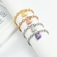 thumbnail image 5 of Cremation Bracelet for Ashes Cremation Jewelry Heart Urn Ashes Bracelet with Angel Wings Keepsake Urn Memorial Ash Jewelry, 5 of 7