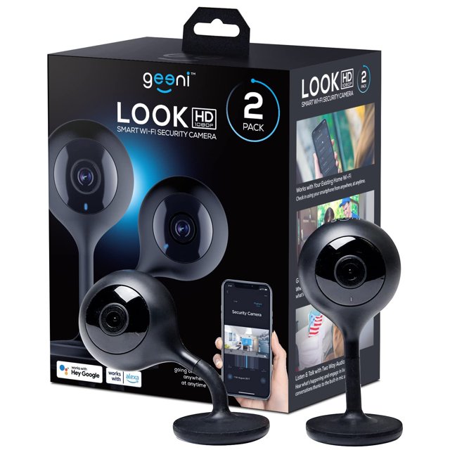 Cámara de seguridad Geeni Look 1080p HD con detección de movimiento