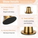 thumbnail image 5 of Taper Candle Holders Gold: 8 Set of Brass Candlestick Tapered Holder Bulk Vintage Candles Stick Tapers Holder Short Iron Candle, 5 of 5