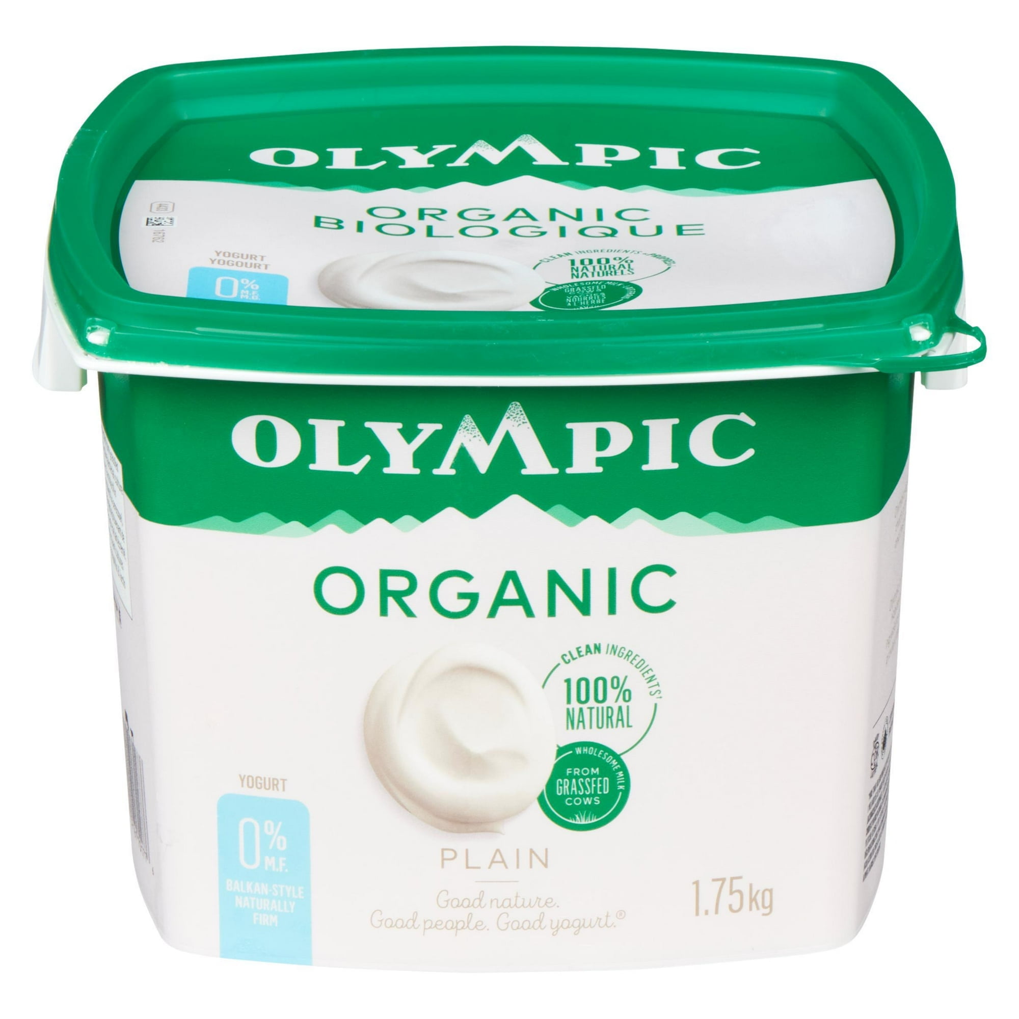 Olympic Yogourt Biologique Nature 0 %, 1