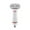White, variant on Bilqis Pet Hair Dryer with Slicker Brush, Heat Settings, One-Button Hair Removal, Portable Dog Blower, Professional Home Grooming Furry Drying for Small Large Cat Dog