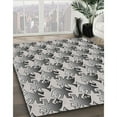 thumbnail image 3 of Ahgly Company Machine Washable Indoor Square Transitional Grey Gray Area Rugs, 7' Square, 3 of 7